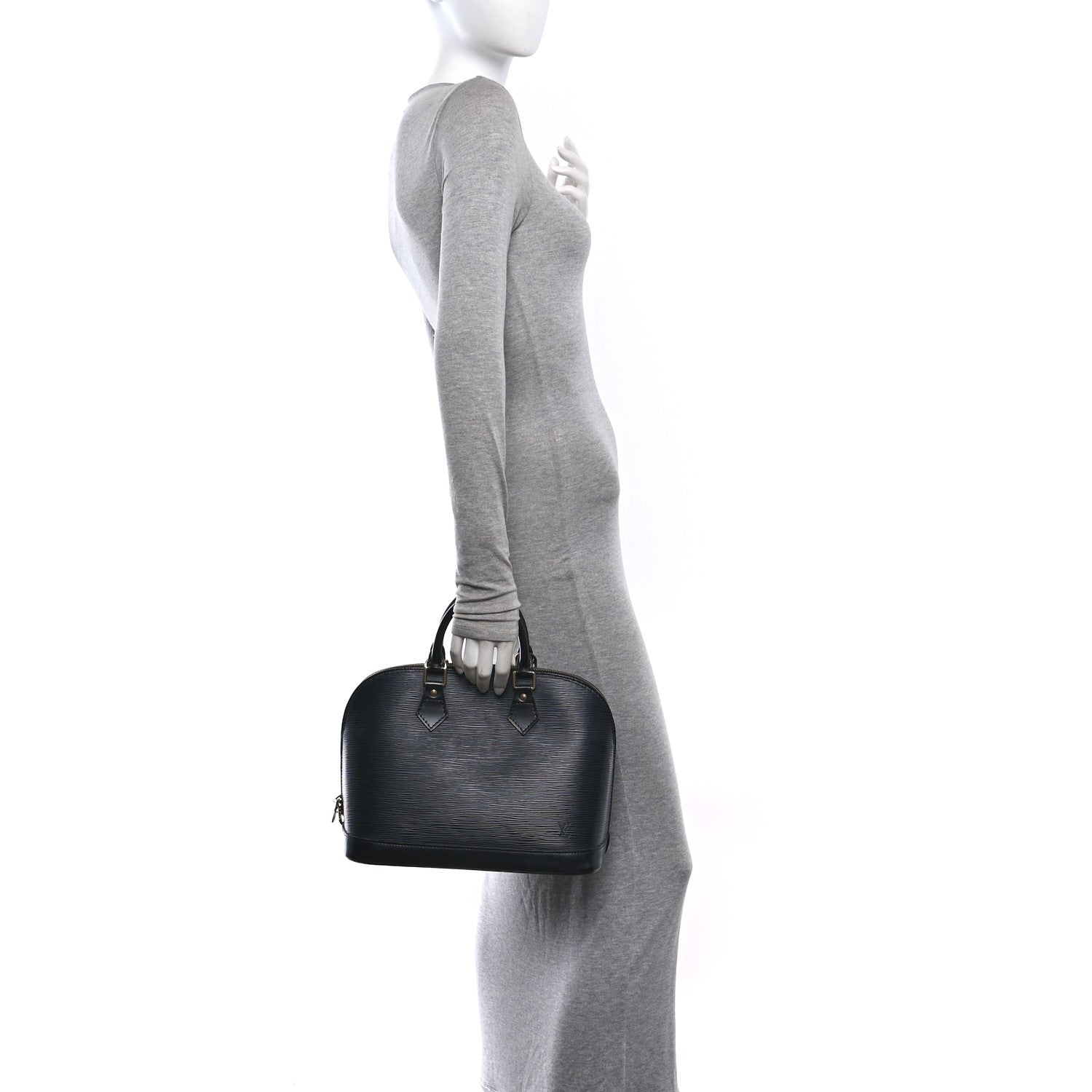 Louis Vuitton Epi Alma PM Black 2 of 10