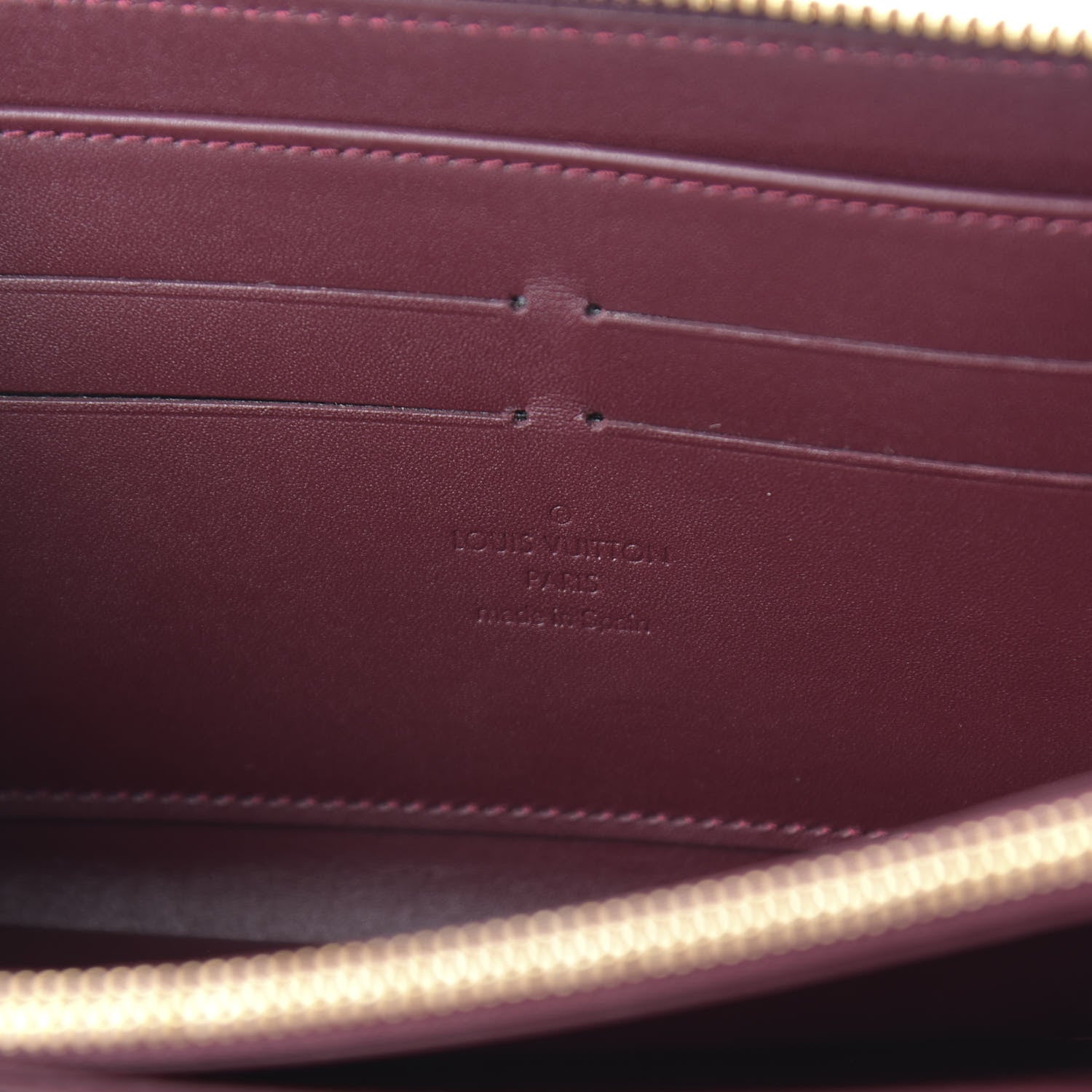 Louis Vuitton Vernis Leopard Zippy Wallet Rouge Fauviste 8 of 9