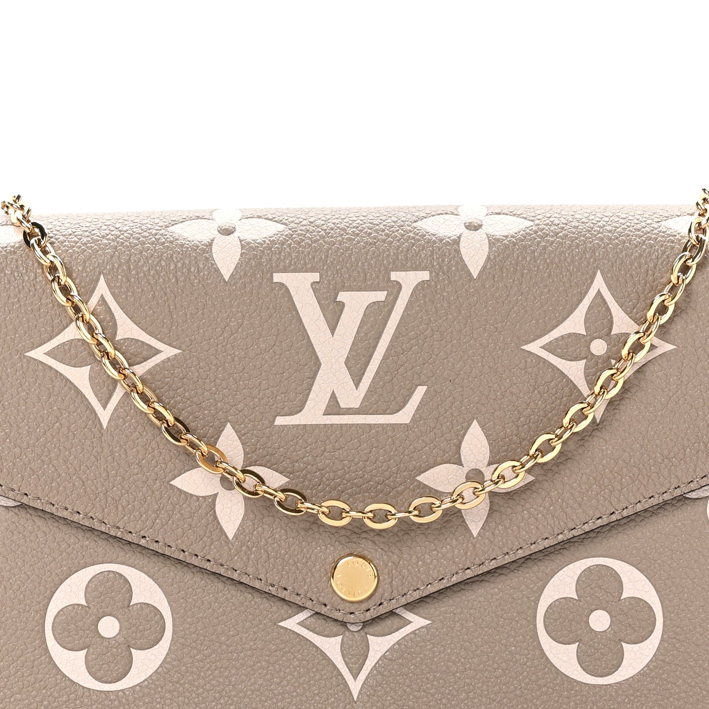 Empreinte Monogram Giant Felicie Pochette Tourterelle Creme