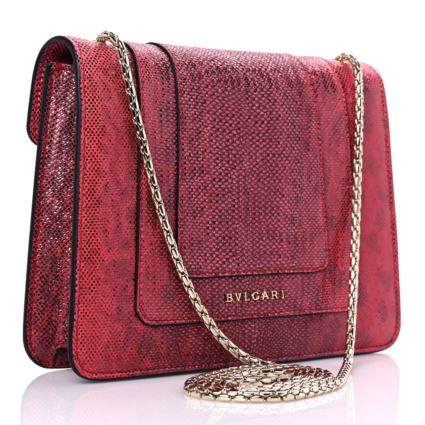 Karung Serpenti Forever Crossbody Red