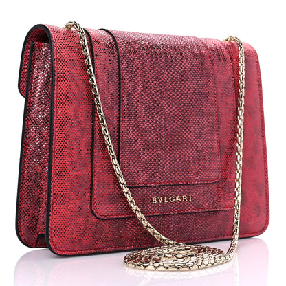 Bulgari Karung Serpenti Forever Crossbody Red 4 of 11