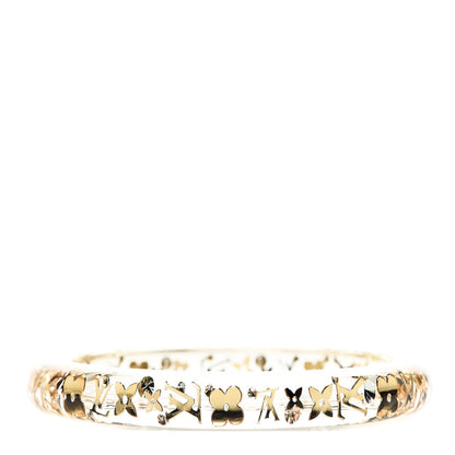 Louis Vuitton Resin Swarovski Medium Inclusion Bracelet PM Transparent 1 of 2