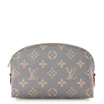 Louis Vuitton Monogram Trianon Cosmetic Pouch PM Grey 1 of 8