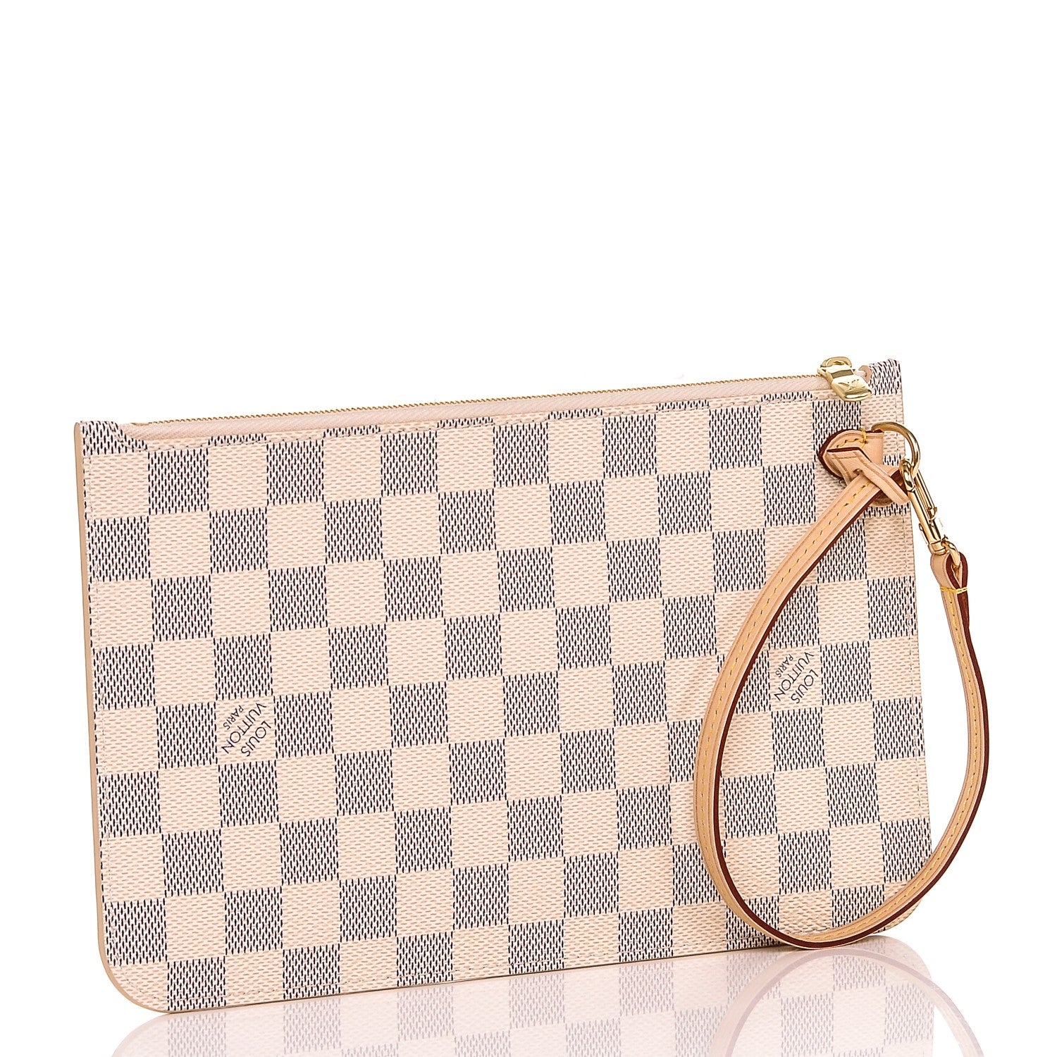 Louis Vuitton Damier Azur Neverfull MM GM Pochette 3 of 6