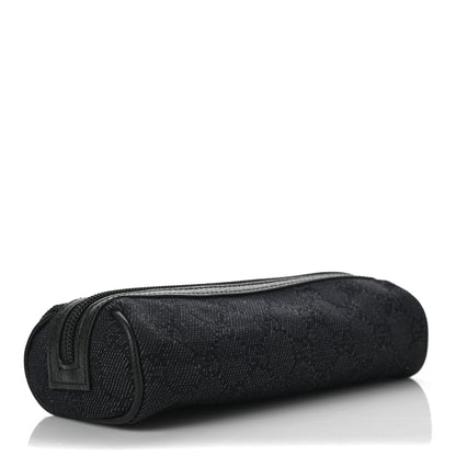 Gucci Denim Monogram Small Cosmetic Case Black 3 of 7