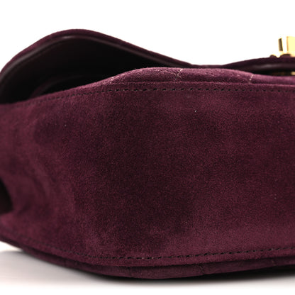 Chanel Suede Calfskin Mini Souplissimo Flap Burgundy 9 of 11