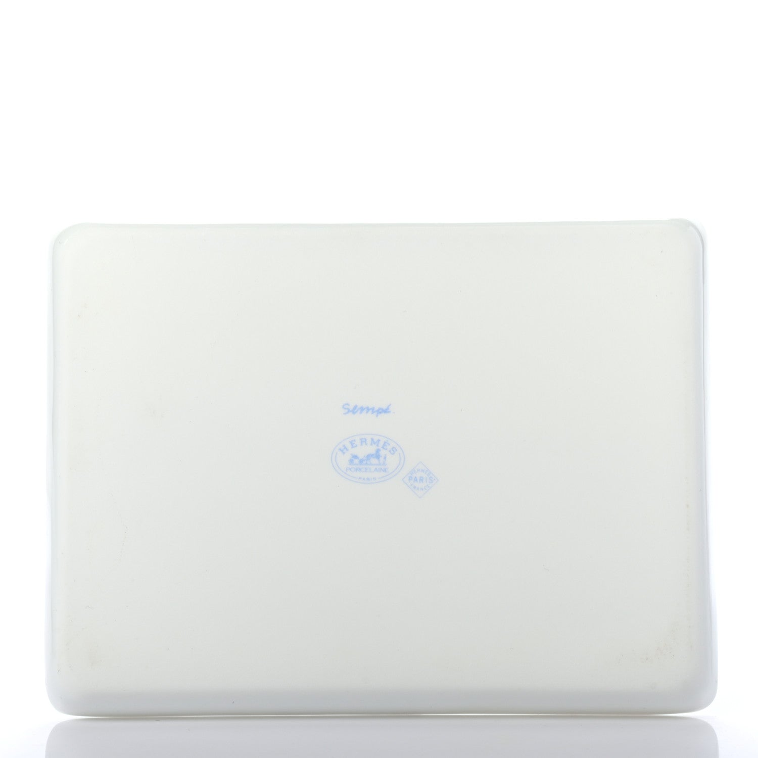 Hermes Porcelain Premiers Pas Dans Le Siecle Tray 3 of 5