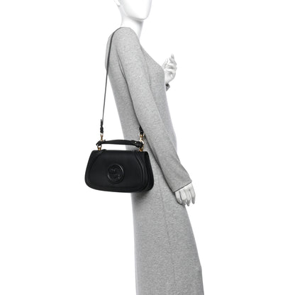 Gucci Roxy Calfskin Medium Blondie Top Handle Bag Black 2 of 10