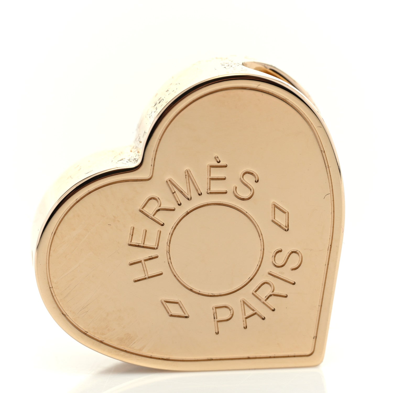 Hermes Permabrass Coeur Scarf Ring 1 of 4