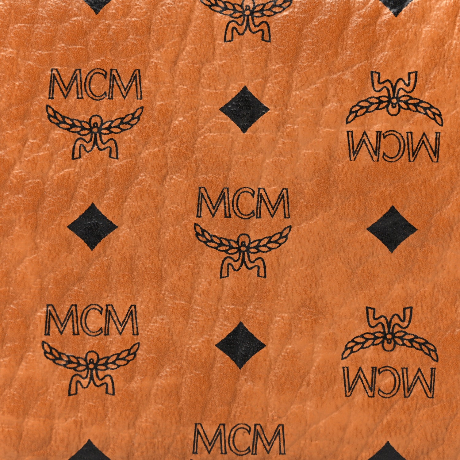 MCM Visetos Small Flap Wallet Cognac 8 of 11