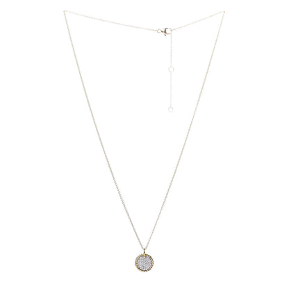David Yurman 18K Yellow Gold Diamond Cable Collectibles Pave Charm Pendant Necklace 3 of 8