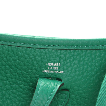 Hermes Taurillon Clemence Evelyne TPM Vert Vertigo 6 of 8