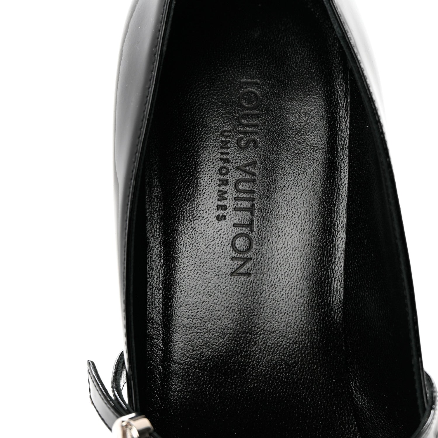 Louis Vuitton Patent Uniformes Silhouette 40mm Pumps 36 Black 6 of 9
