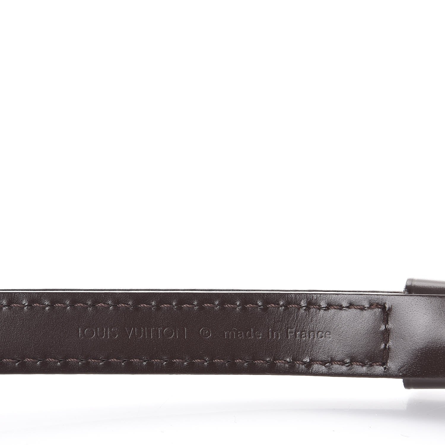 Louis Vuitton Calfskin 16mm Adjustable Shoulder Strap Brown 4 of 6
