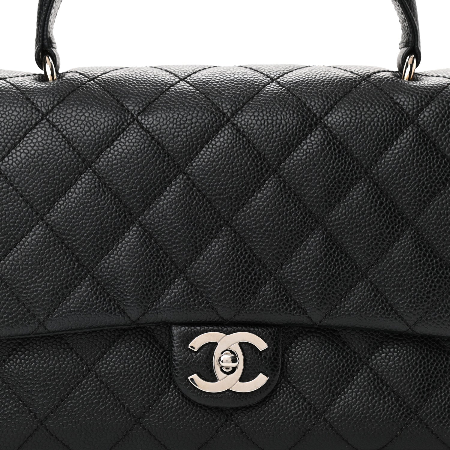 Chanel Caviar Quilted Medium Kelly Flap Bag Black 8 of 12