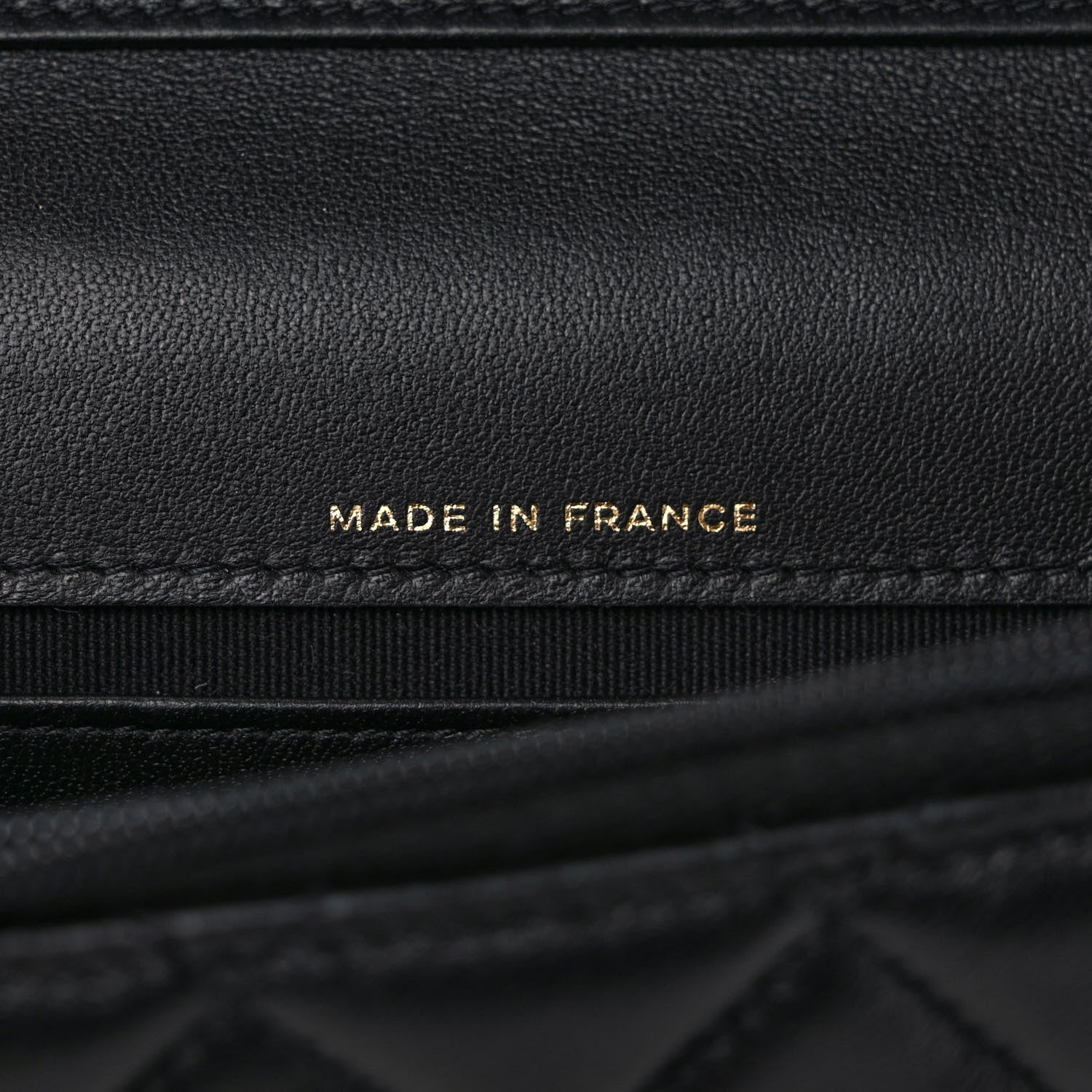 Chanel Lambskin Patent Calfskin Quilted Flap Phone Holder With Chain Black 6 of 8