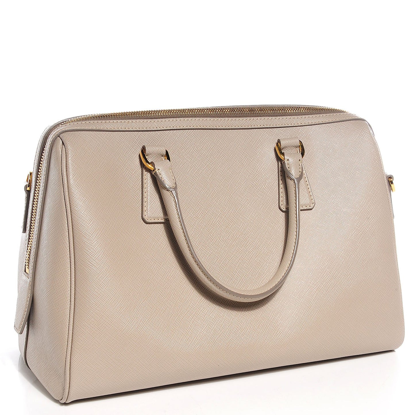 Saffiano Lux Bowler Pomice