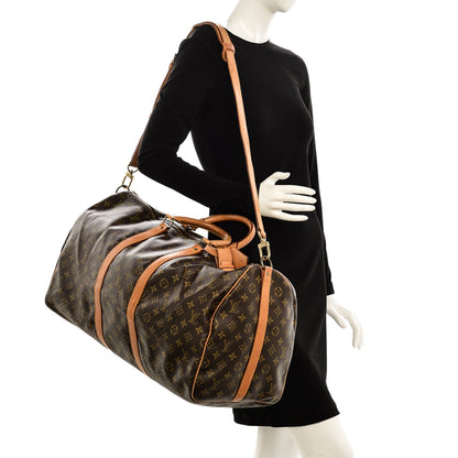 Louis Vuitton Monogram Keepall Bandouliere 55 2 of 13