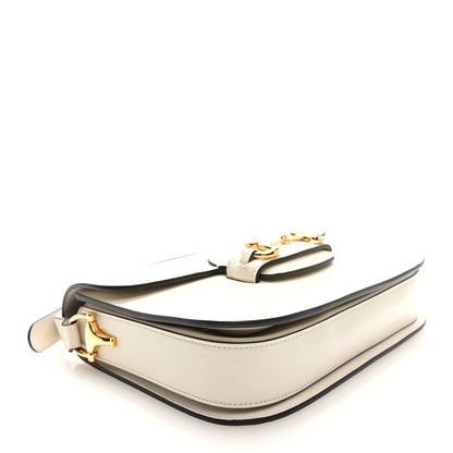 Gucci Azalea Calfskin Horsebit 1955 Shoulder Bag Mystic White 4 of 10