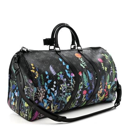Louis Vuitton Monogram Eclipse Folia Keepall Bandouliere 50 2 of 9