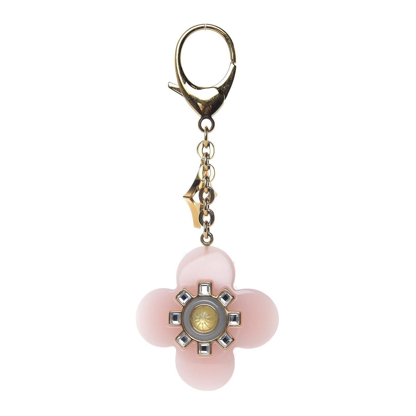 Fleur d'Etoile Bag Charm Rose