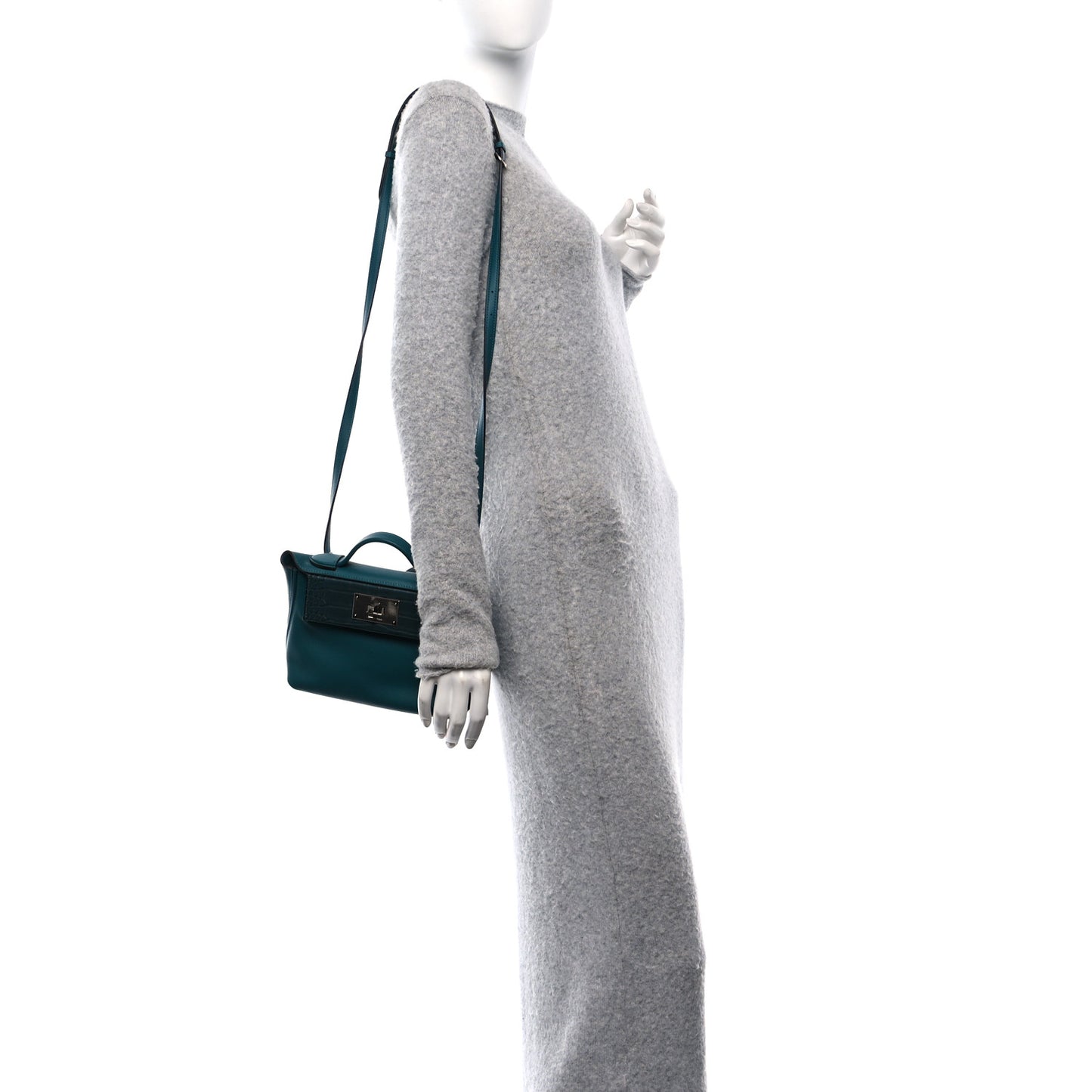 Evercolor Matte Alligator Swift Touch 24/24 21 Vert Bosphore