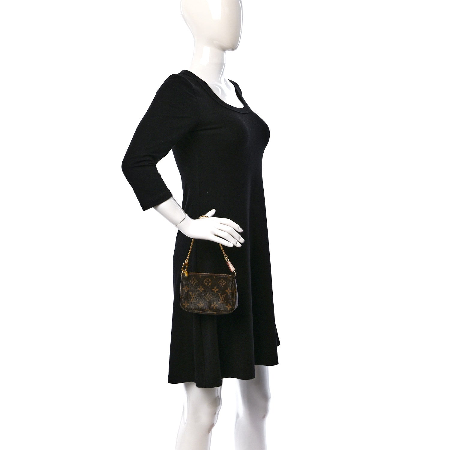 Louis Vuitton Monogram Mini Pochette Accessories 2 of 10