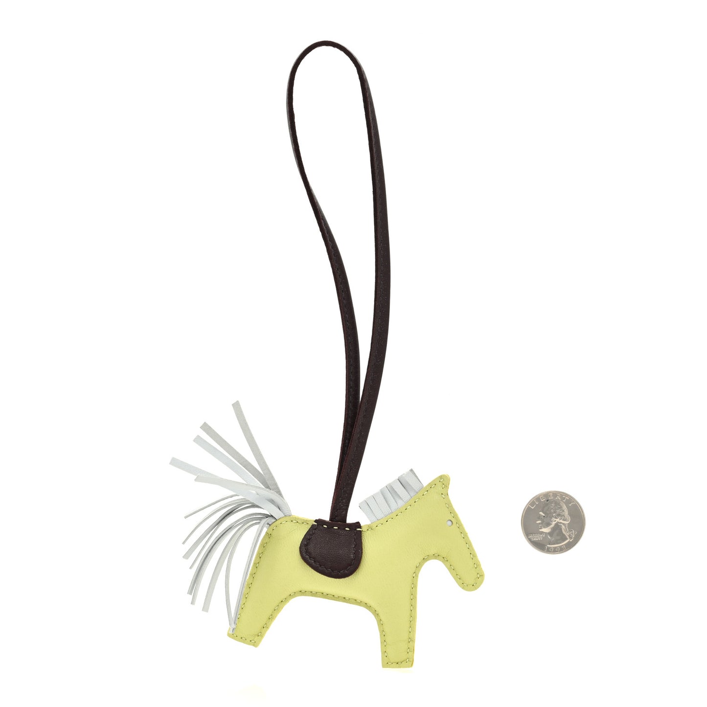 Milo Lambskin Grigri Rodeo Horse Bag Charm PM Jaune Bourgeon Bleu Brume Rouge Sellier