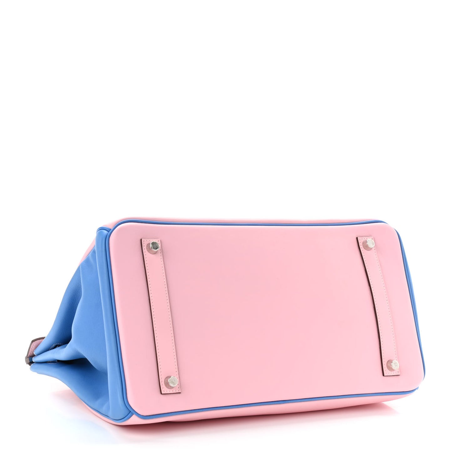 Swift Horseshoe Birkin 35 Rose Sakura Bleu Paradis