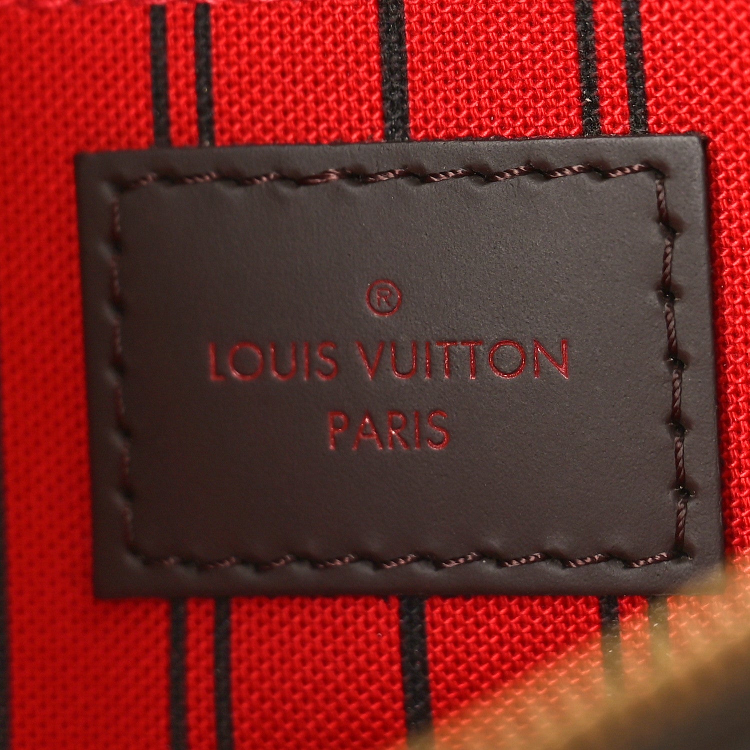 Louis Vuitton Damier Ebene Neverfull MM GM Pochette 5 of 7