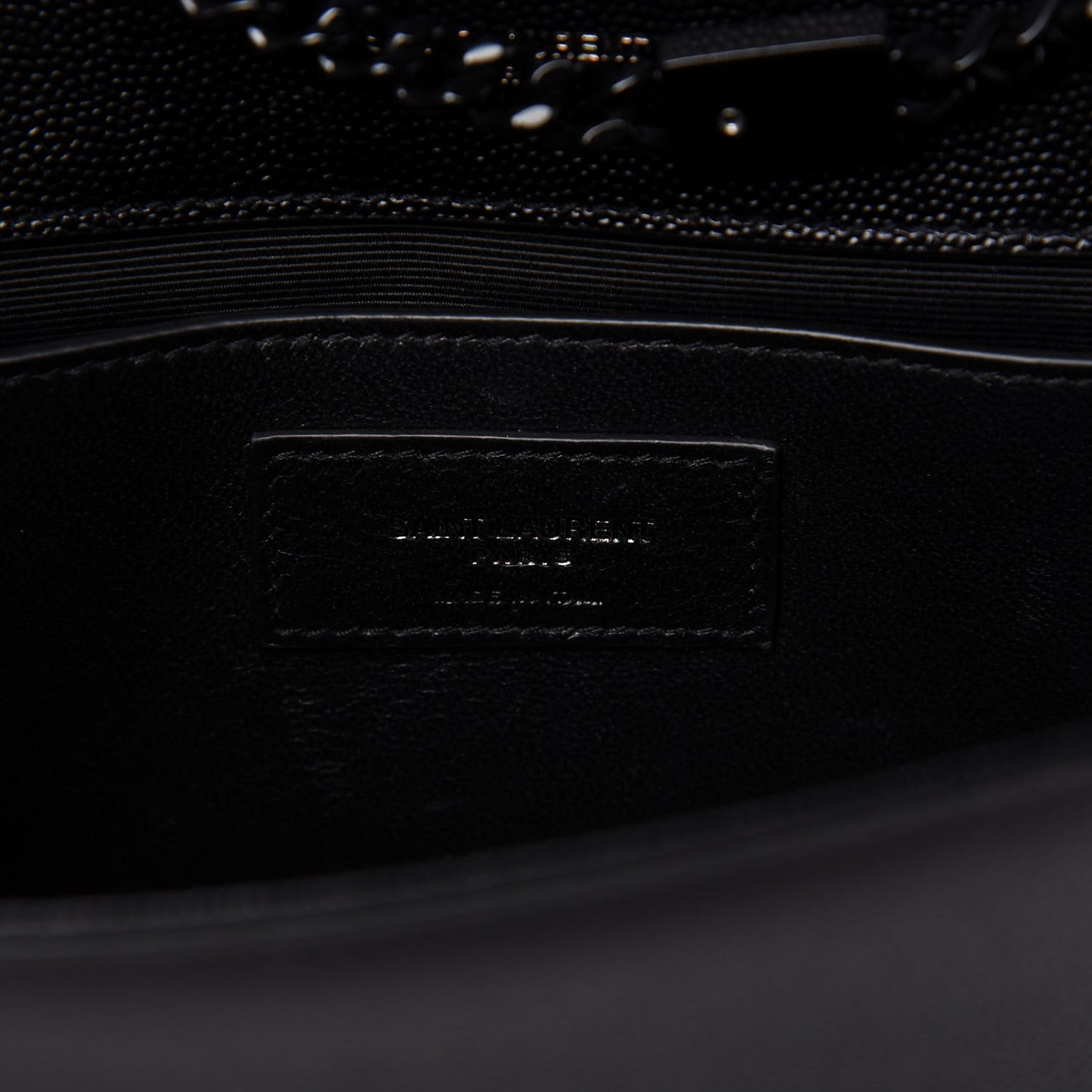 Grain De Poudre Small Monogram Kate Satchel Black