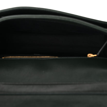 Saint Laurent Lambskin Quilted Mini Becky Chain Bag Vert Fonce 5 of 10