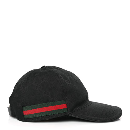 Gucci Monogram Web Baseball Hat XL Black 4 of 8