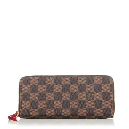 Louis Vuitton Damier Ebene Clemence Wallet 1 of 7