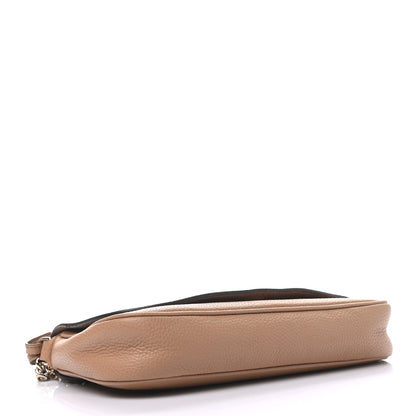 Gucci Pebbled Calfskin Medium Soho Flap Crossbody Camelia 4 of 10