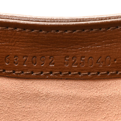 Gucci GG Supreme Monogram Azalea Calfskin Web Mini Jackie 1961 Hobo Beige Ebony Brown Sugar 7 of 10