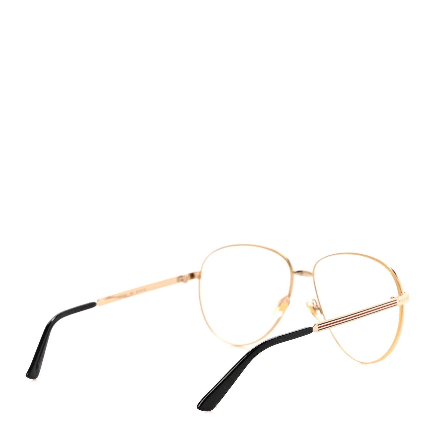 Aviator Eyeglasses GG0138S Gold Black