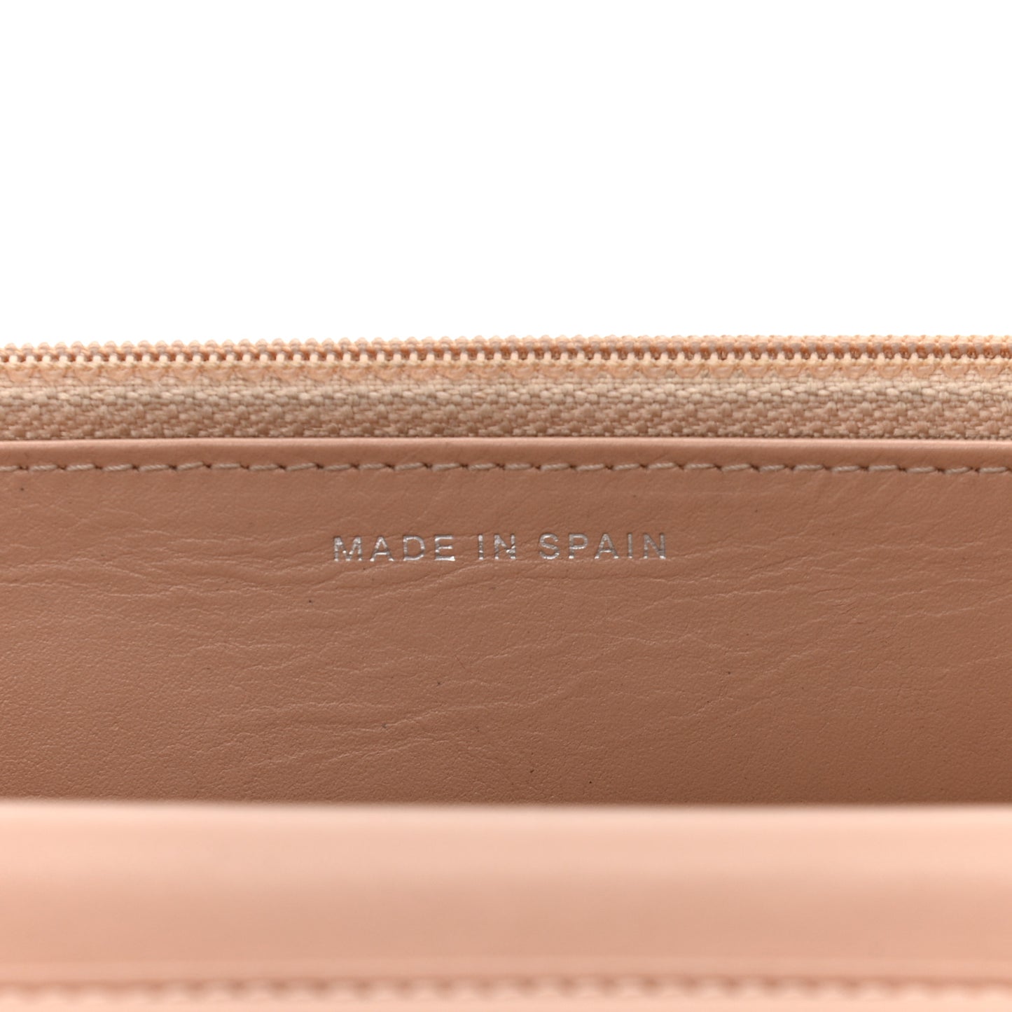 Caviar Timeless CC Wallet on Chain WOC Dark Beige