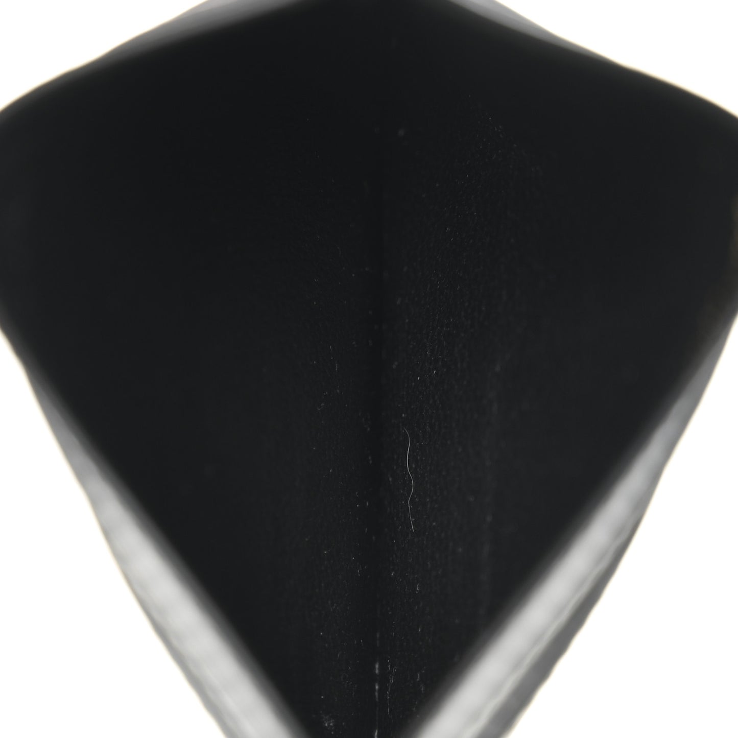 Calfskin Tiny Cassandre Credit Card Case Black