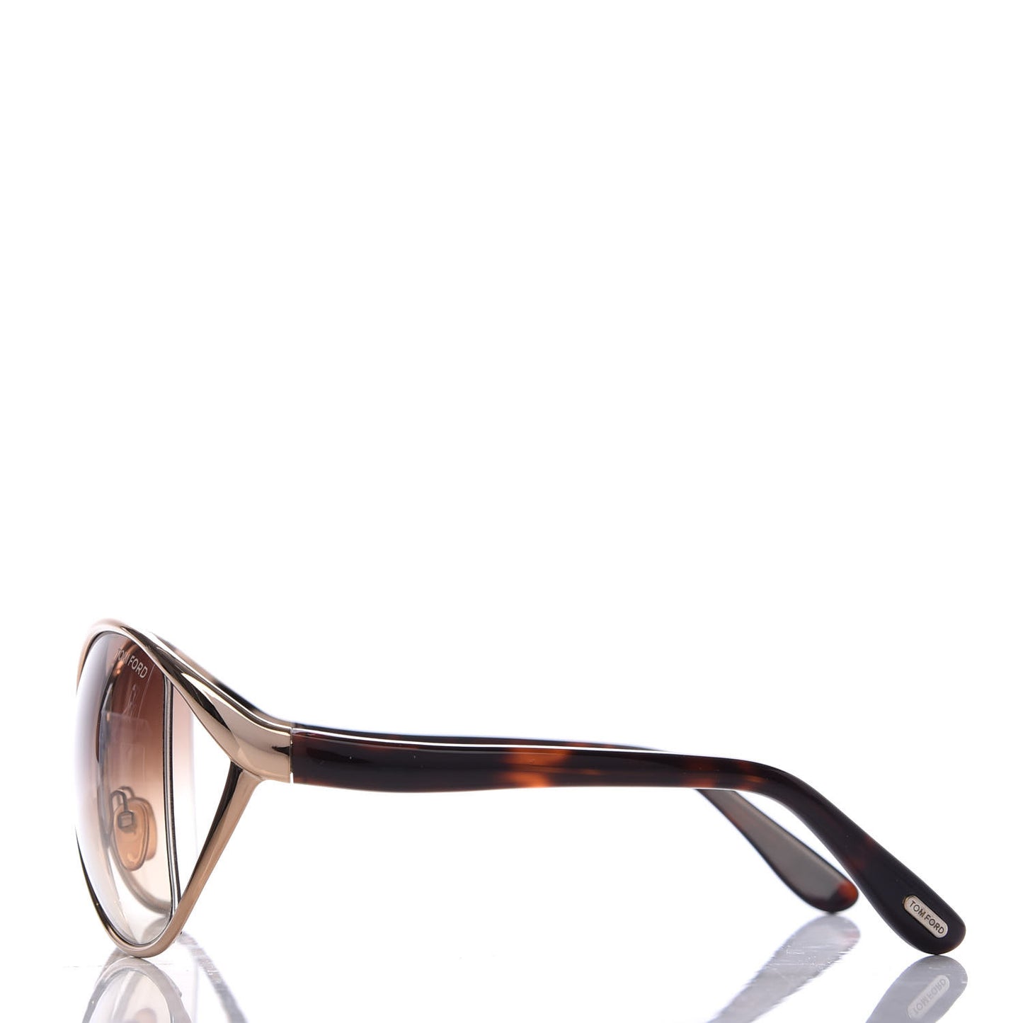 Metal Yvette Sunglasses TF89 Gold