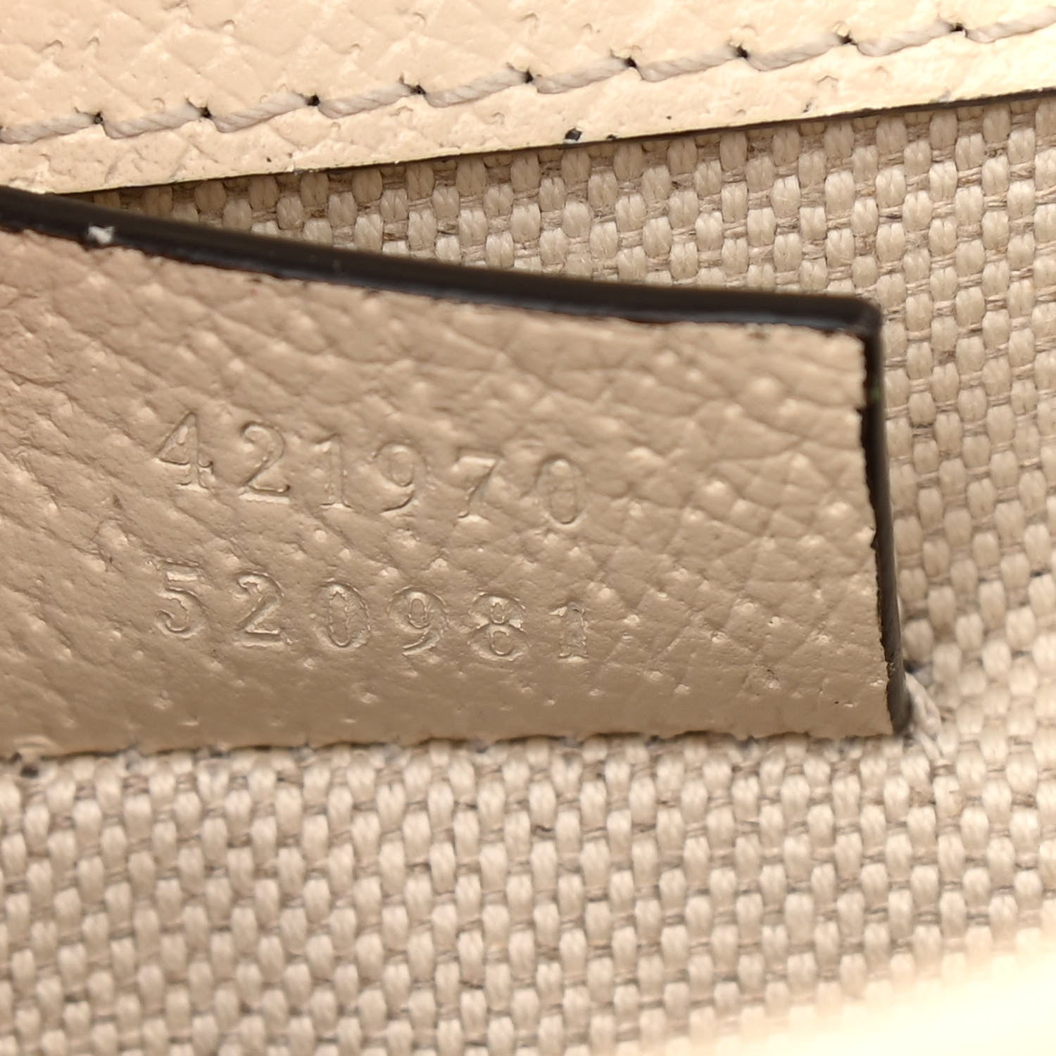 Gucci Textured Calfskin Crystal Mini Dionysus Shoulder Bag Mystic White 7 of 13