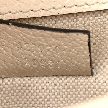 Gucci Textured Calfskin Crystal Mini Dionysus Shoulder Bag Mystic White 7 of 13
