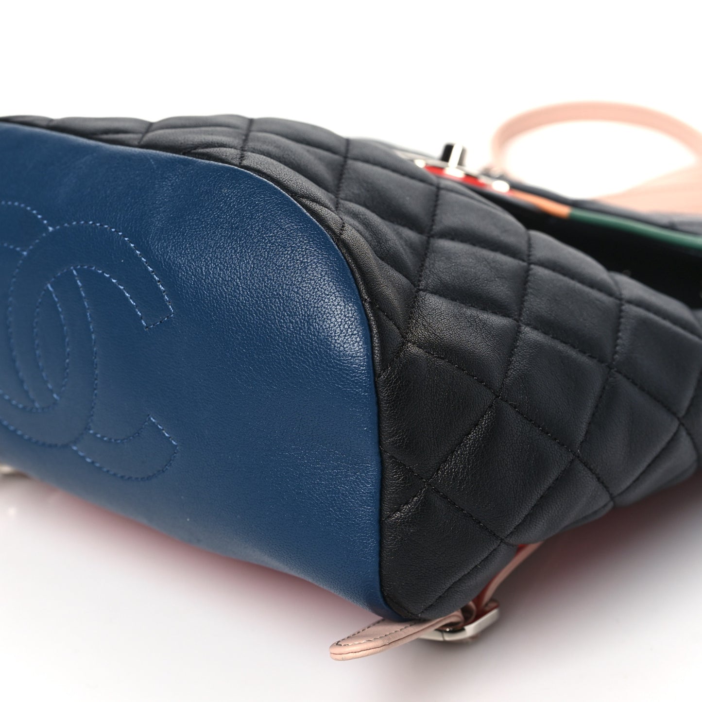 Lambskin Quilted Small Cuba Urban Spirit Backpack Black