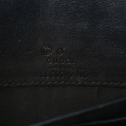 Gucci Microguccissima Crossbody Wallet Black 6 of 9