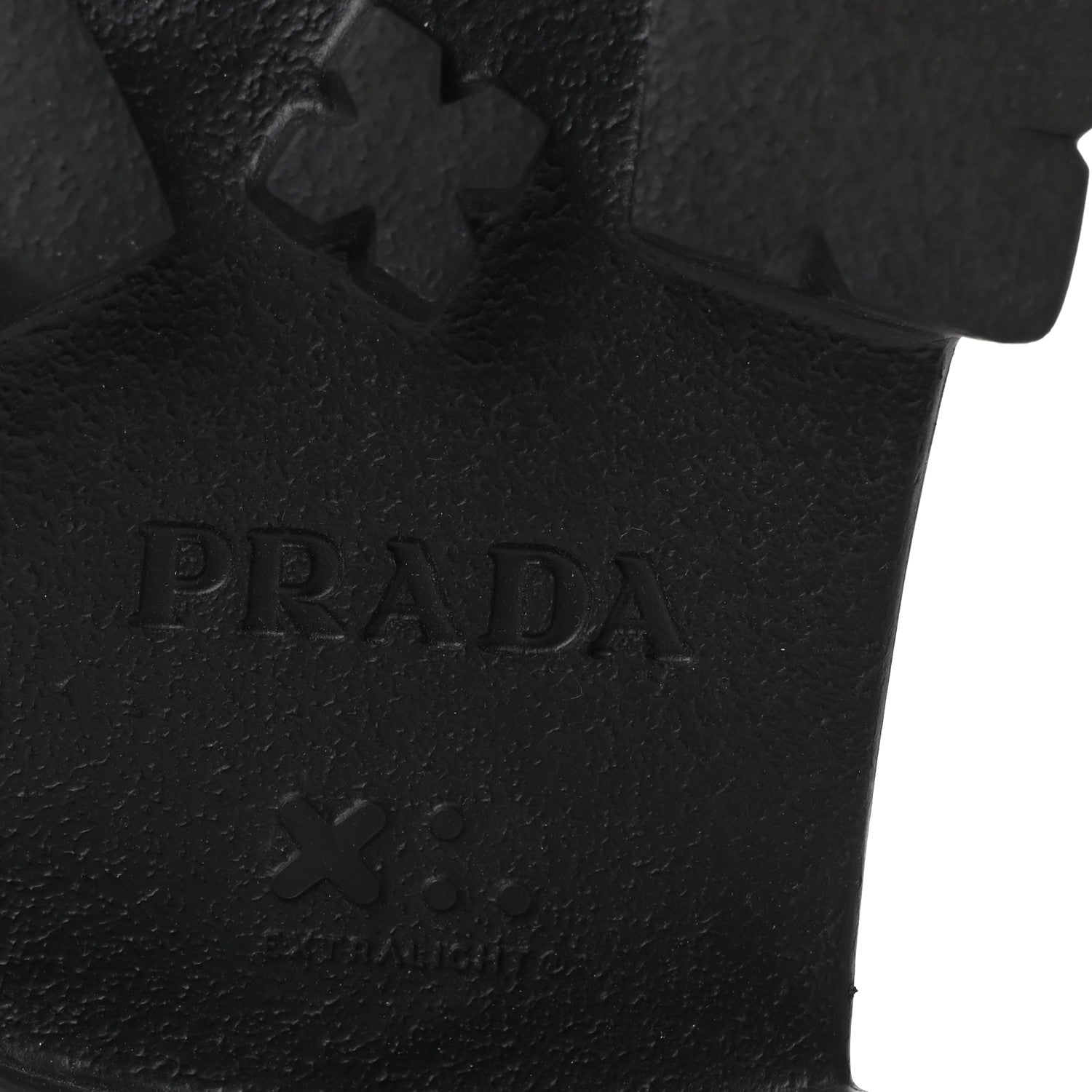 Prada Spazzolato Rois Metal Triangle Logo Monolith 55mm Loafers 40 Black 7 of 9