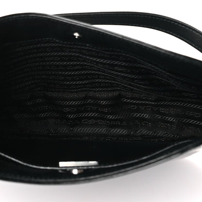Prada Spazzolato Cleo Shoulder Bag Black 5 of 8