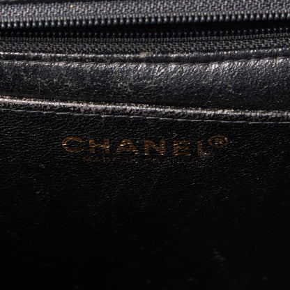 Chanel Caviar Quilted Jumbo Kelly Flap Black 9 of 11