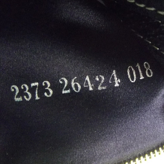 Leather Baguette Navy