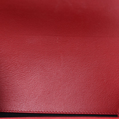 Chanel Patent Calfskin Quilted Small Plexiglass Boy Flap Red 7 of 11