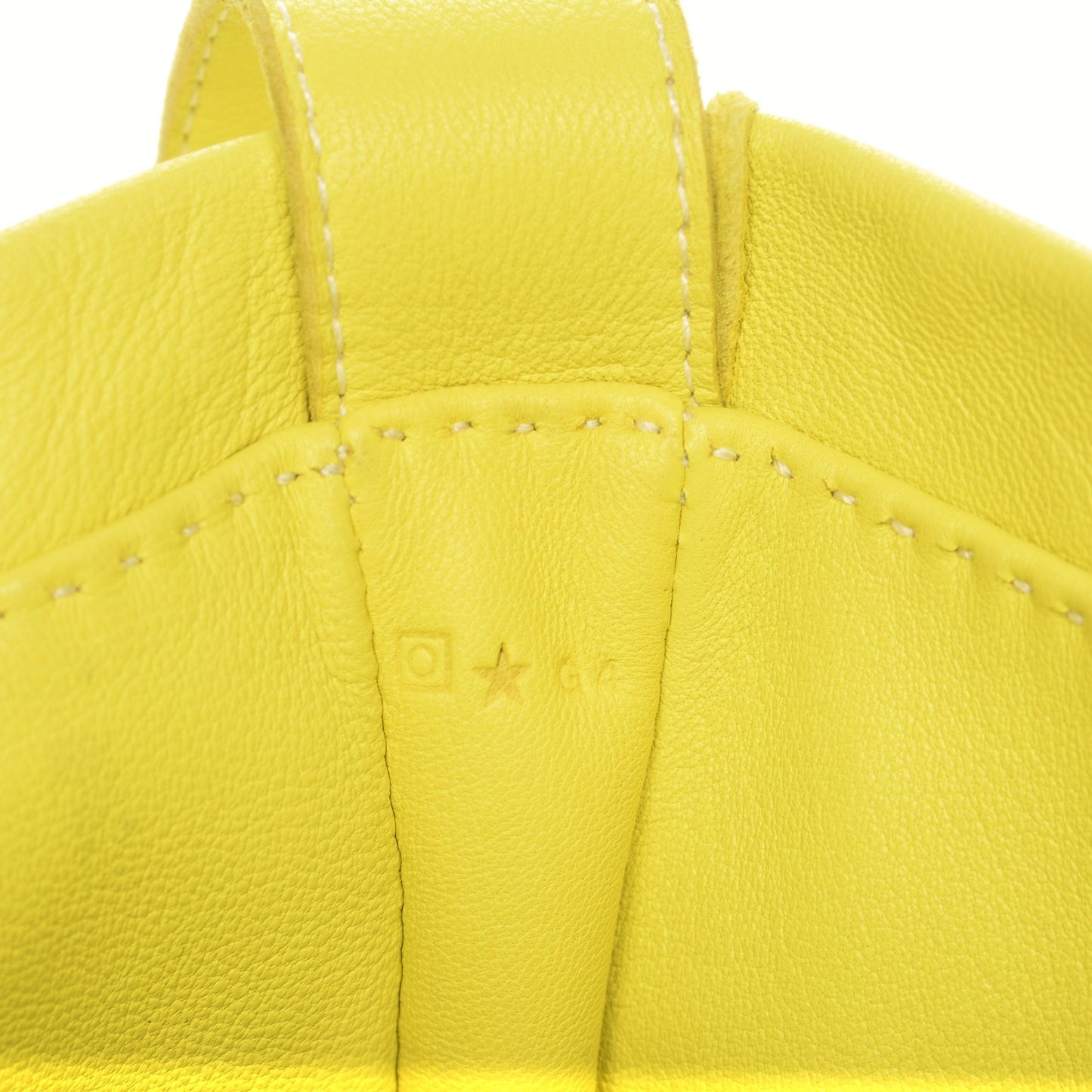 Lambskin Clou De Selle Pouch Sulphur